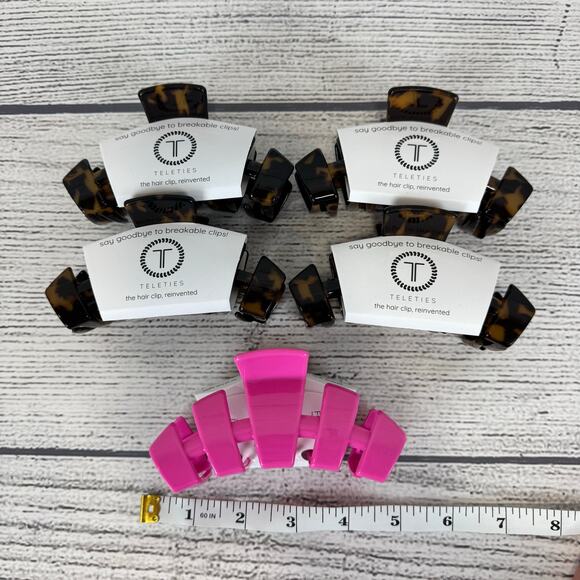 Teleties Assorted Lot Of 32 Hair Clips - Picture 7 of 15